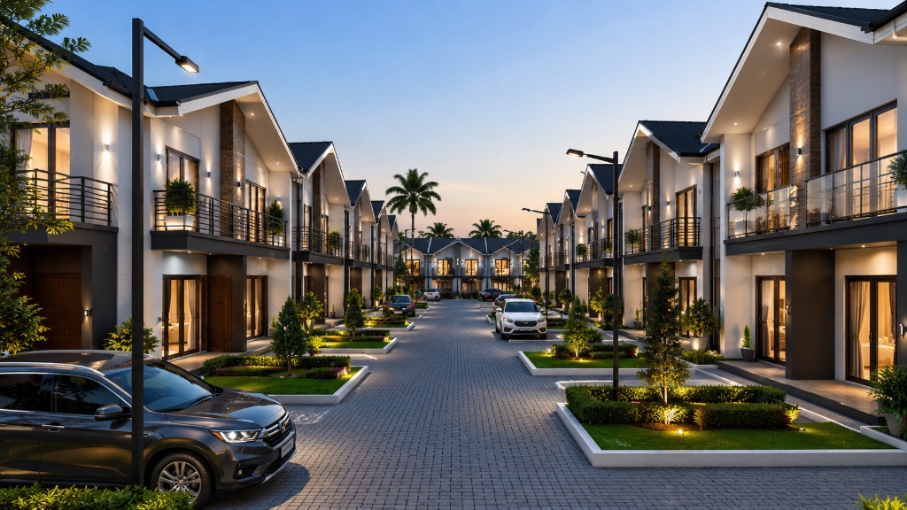 Avonlea — Internal courtyard between unit blocks