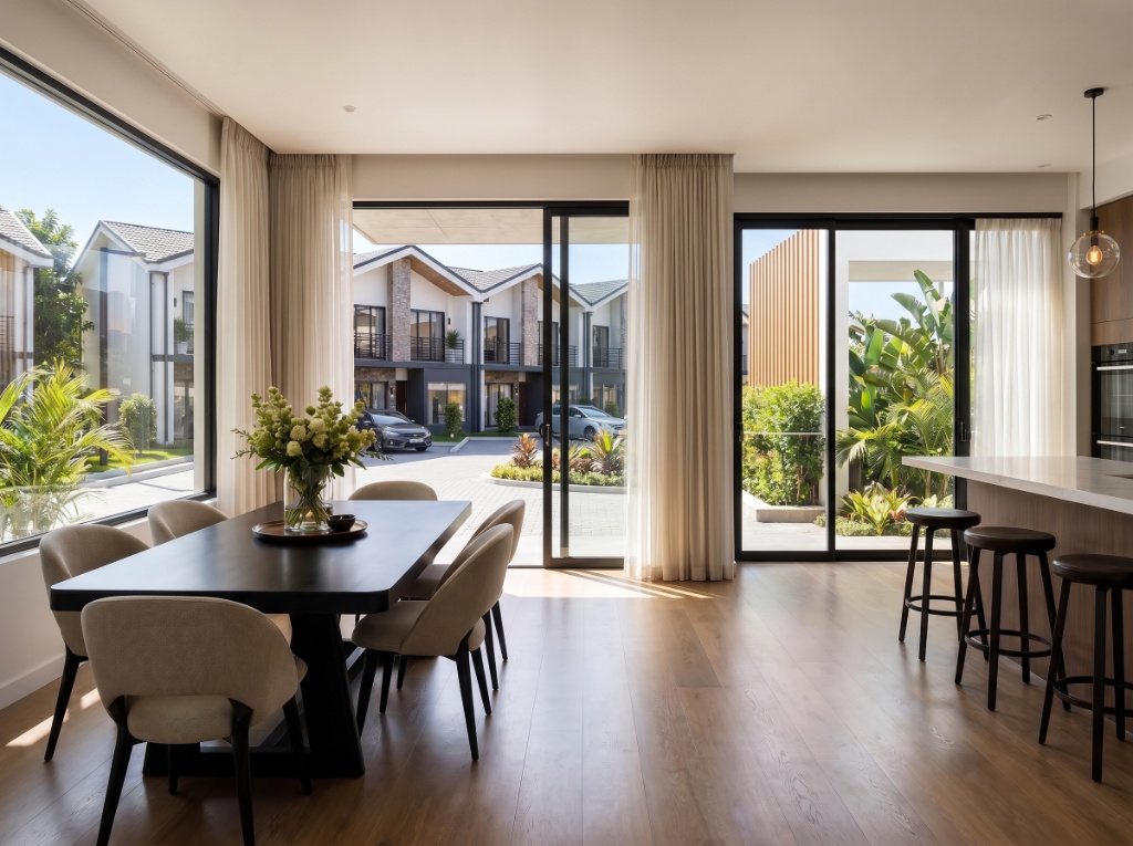 Avonlea — Open plan dining and kitchen